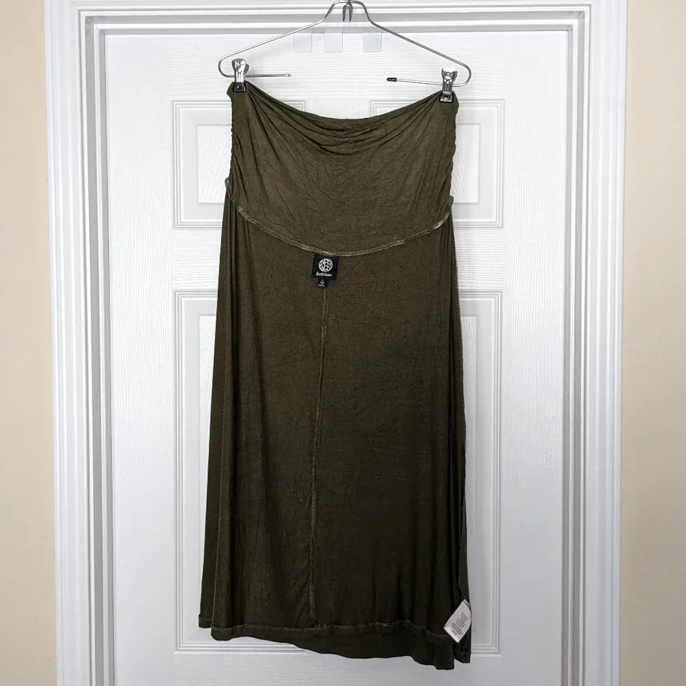 Bobeau Green Convertible Strapless Dress or Long Skirt - Picture 4 of 6